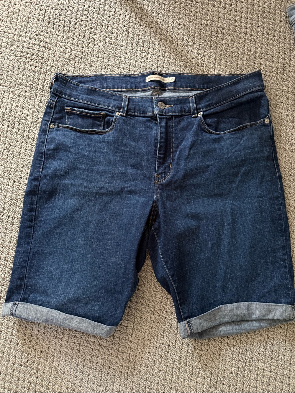Levi's Dark Wash Denim Women's Bermuda Shorts size 33